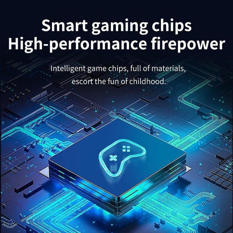 40,000+ Games Christmas Console Retro Game Stick 4K HDMI Plug & Play Dual Wireless Controllers Perfect Xmas Gift for Kids & Adults Gaming Stick 40000 Games