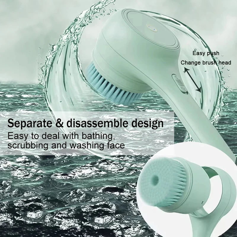 Revitalize Your Shower Routine with the 2025 Electric Shower Body Brush - The Ultimate Back Scrubber for Spa-Like Bliss at Home!