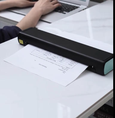 M08F Portable A4 Thermal Printer - Wireless Mobile Printing for Office & Travel